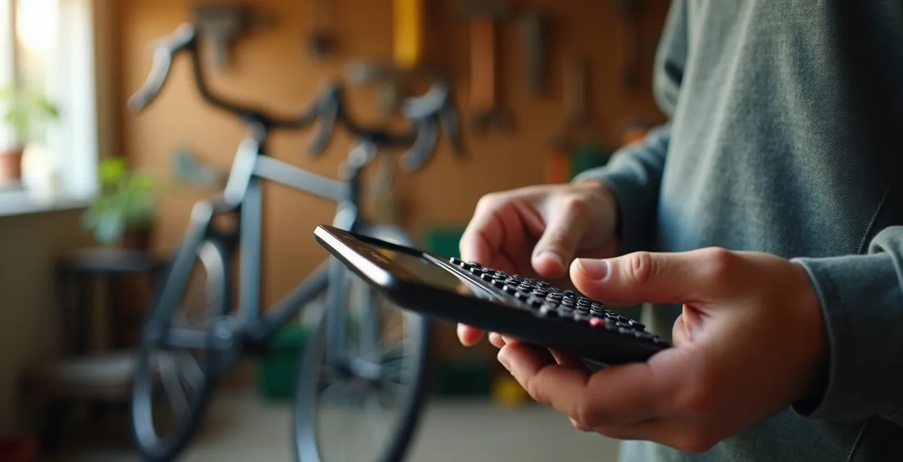 Main calculant le budget sécurité proportionnel à la valeur des biens